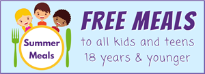 Free Summer Meals for kids 18 and under